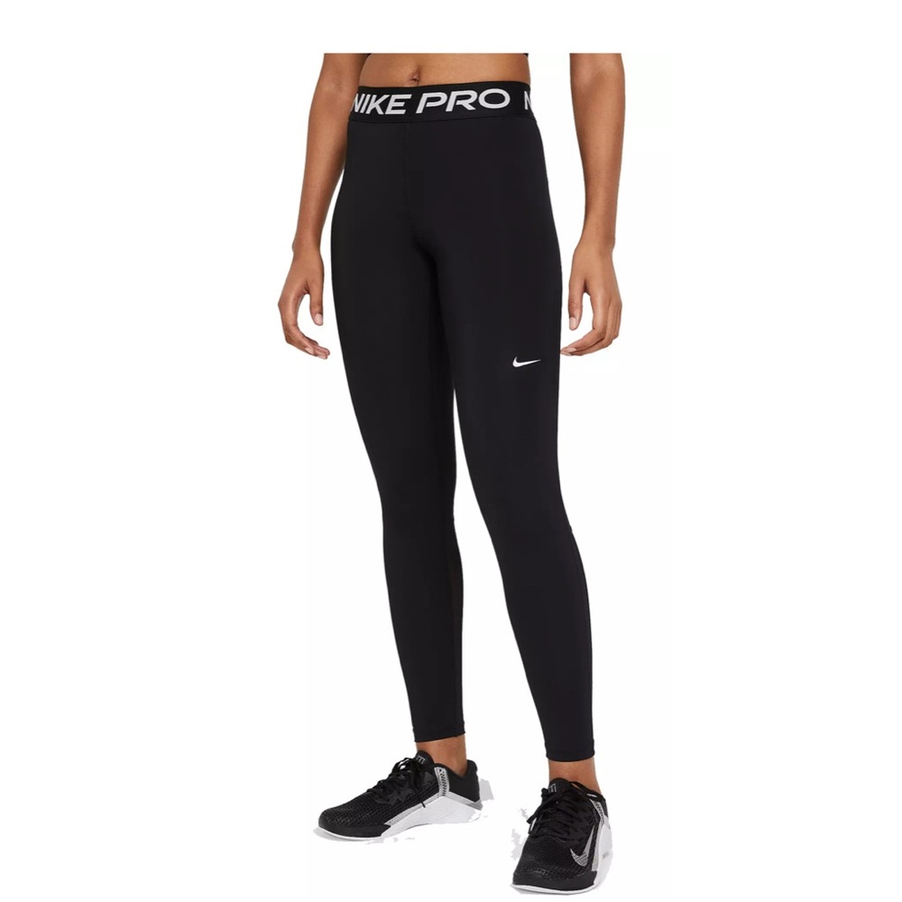 Nike Black Athletic Leggings with Elastic Waistband